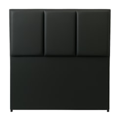 Cabeceira 90Cm Dsoll Requinte  Corino Preto
