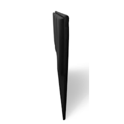 Cabeceira 90Cm Dsoll Requinte  Corino Preto