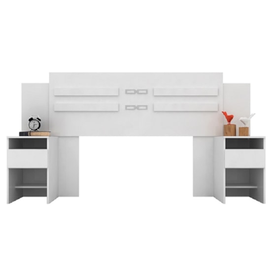 Cabeceira Casal Triunfo Demóbile Branco Cabeceira Casal Triunfo Demóbile Branco