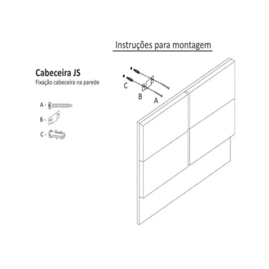 Cabeceira London 1,40Cm Js Móveis Castor Amassado Cabeceira London 1,40Cm Js Móveis Castor Amassado