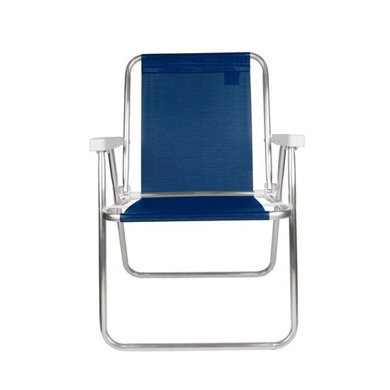 Cadeira Alta Alumínio Sannet Mor Azul Marinho