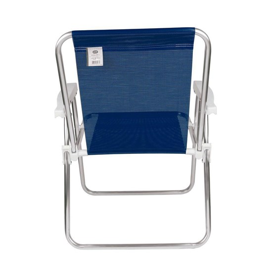 Cadeira Alta Alumínio Sannet Mor Azul Marinho