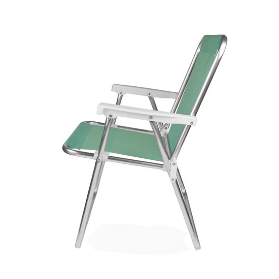 Cadeira Alta Alumínio Sannet Mor Verde