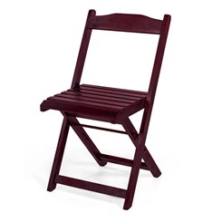 Cadeira De Madeira Dobrável Pellas/Las V Imbuia