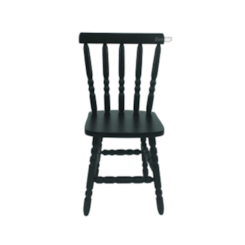 Cadeira De Madeira Maciça Torneada 85Cm X 37Cm X 45Cm Tabaco