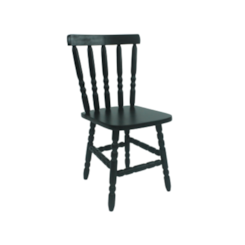 Cadeira De Madeira Maciça Torneada 85Cm X 37Cm X 45Cm Tabaco