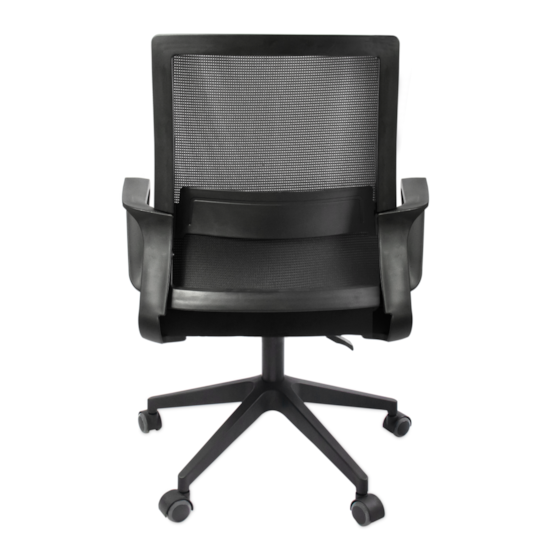 Cadeira Diretor Monaco C/Tela Giratoria Preto