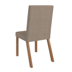 Cadeira Estofada Mesa De Jantar Gaia Canela Boucle Marron Cadeira Estofada Mesa De Jantar Gaia Canela Boucle Marron