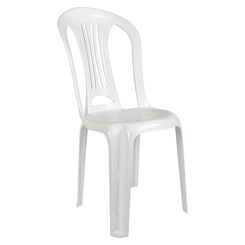 Cadeira Plástica Bistro Mor Empilhável Branco