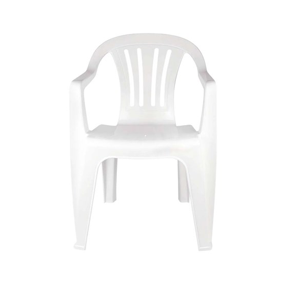 Cadeira Poltrona Plástica Bela Vista Mor Branco