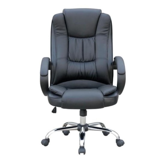 Cadeira Presidente Prime Soft Bulk Preto Cadeira Presidente Prime Soft Bulk Preto