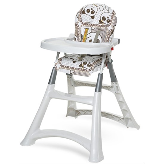 Clam get nervous flame Cadeira de Refeição para Bebê Alta Premium Panda - Galzerano