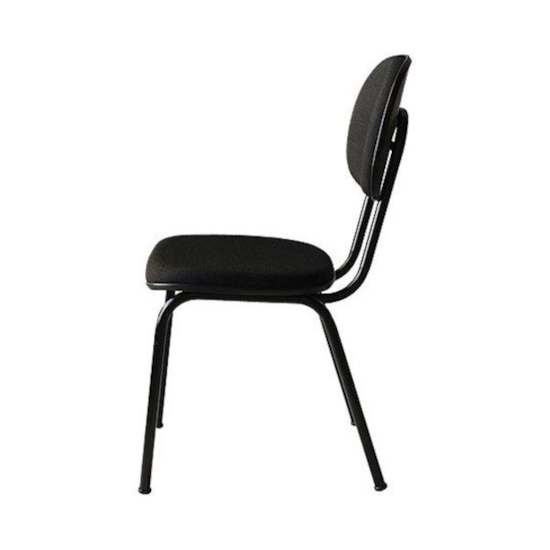 Cadeira Secretária Fixa Preto Cadeira Secretária Fixa Preto