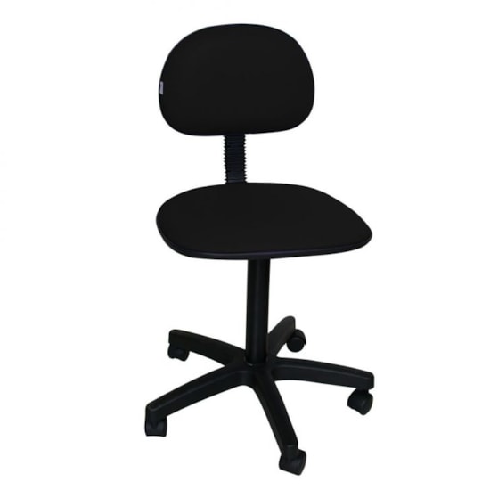 Cadeira Secretária Giratória Unimóvel Preto Cadeira Secretária Giratória Unimóvel Preto