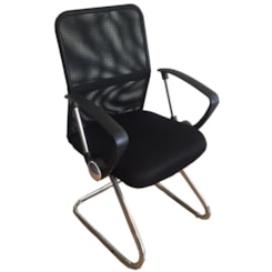 Cadeira Visitante Comfort Bulk Preta Cadeira Visitante Comfort Bulk Preta