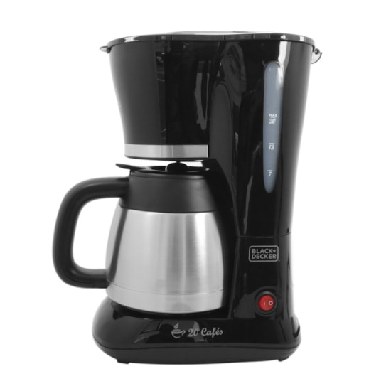 Cafeteira Black Decker Cm200i 25 Cafes Preto Cafeteira Black Decker Cm200i 25 Cafes Preto