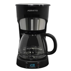Cafeteira Programavel 1,5L Aroma 38X 800W Agratto 220V Preto