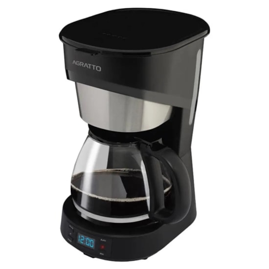 Cafeteira Programavel 1,5L Aroma 38X 800W Agratto 220V Preto