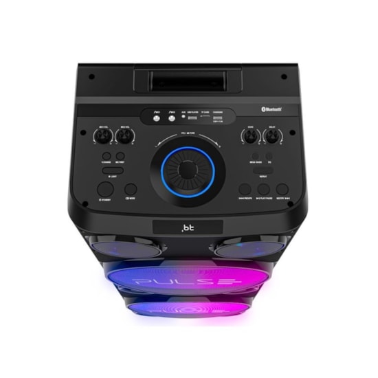 Caixa De Som Pulse Super Torre 2300W Rms Preto