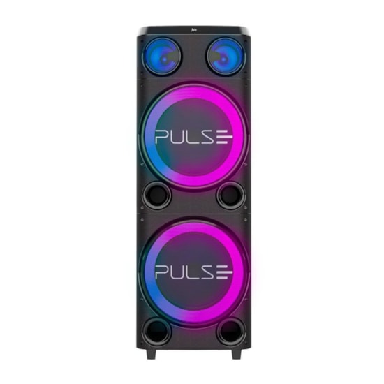 Caixa De Som Pulse Super Torre Bluetooth Usb 2300W Rms Preto