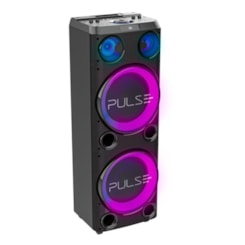 Caixa De Som Pulse Super Torre Bluetooth Usb 2300W Rms Preto