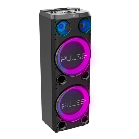 Caixa De Som Pulse Super Torre Bluetooth Usb 2300W Rms Preto