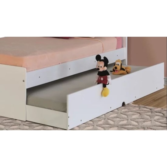 Cama Auxiliar Barbara Tebarrot Branco Cama Auxiliar Barbara Tebarrot Branco