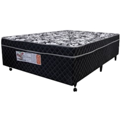 Cama Box Conjugado Casal Valência D33 Preto