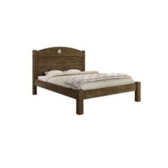 Cama Casal Mdf E Madeira Maciça Kely Castanho Wood Off Wt Cama Casal Mdf E Madeira Maciça Kely Castanho Wood Off Wt