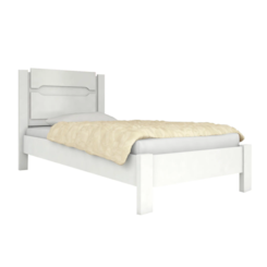 Cama De Solteiro Mdp Riviera Demóbile Branco Cama De Solteiro Mdp Riviera Demóbile Branco