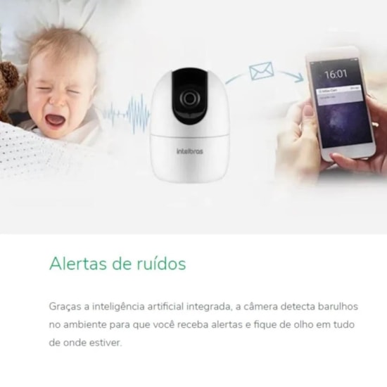 Câmera De Vídeo Wifi FHD IM4C Intelbras Branco