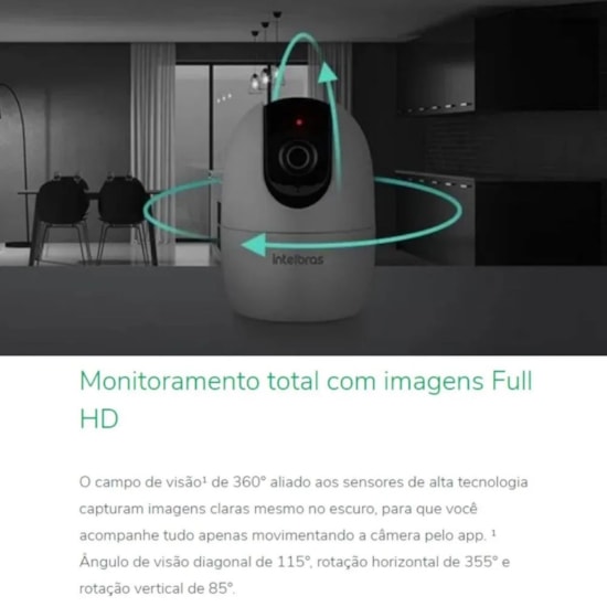 Câmera De Vídeo Wifi FHD IM4C Intelbras Branco