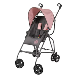 Carrinho De Bebê Passeio Capri Galzerano Grafite Rosa Carrinho De Bebê Passeio Capri Galzerano Grafite Rosa