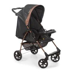 Carrinho Galzerano Romano + Bebê Confort Preto Cobre Carrinho Galzerano Romano + Bebê Confort Preto Cobre