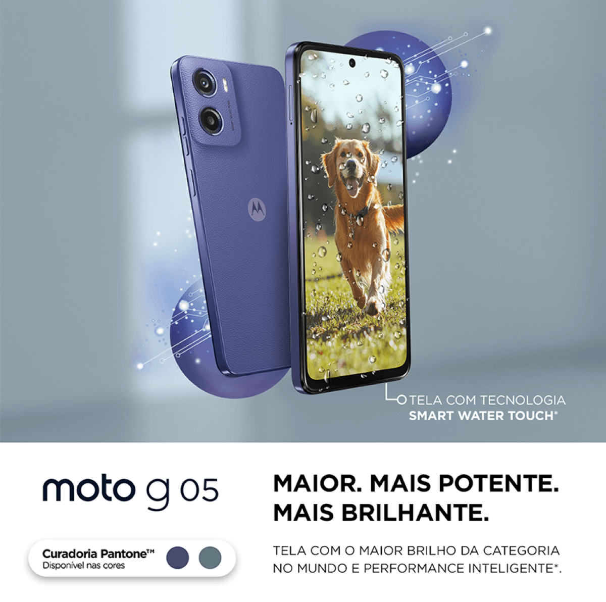 Celular Motorola Moto G05 128Gb Cinza - Eletrolar