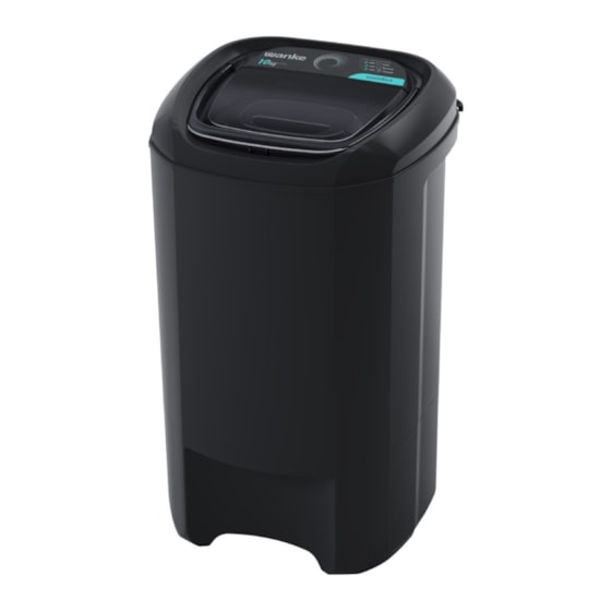 Centrifuga De Roupas 10Kg Confort Wanke 220V Preto