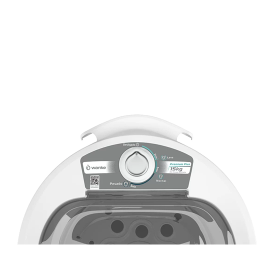 Centrifuga De Roupas 15Kg Premium Plus Com Timmer Wanke 220V Branco