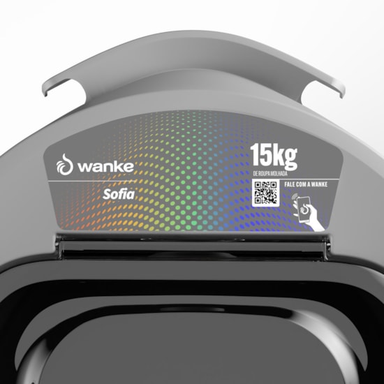 Centrifuga De Roupas 15Kg Premium Wanke 220V Preto