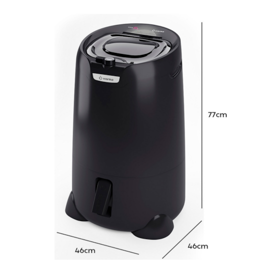 Centrifuga De Roupas 15Kg Premium Wanke 220V Preto
