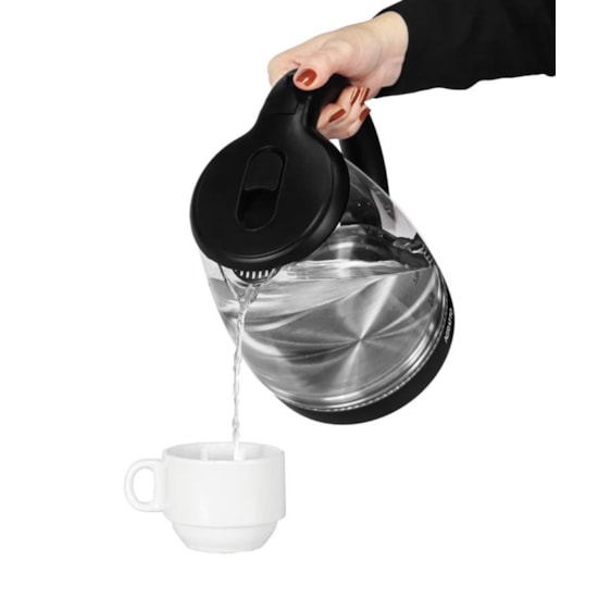 Chaleira Eletrica 2.2 Litros Aroma  1500W Agratto Preto