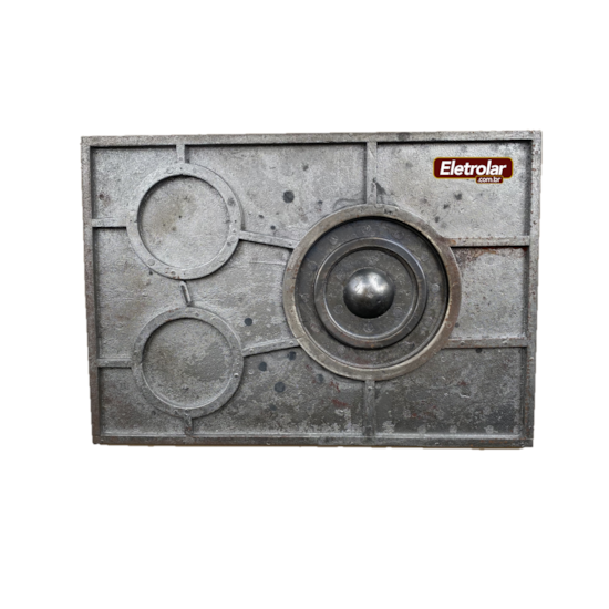 Chapa Fogão A Lenha Econômica M 45X75 Cm Polida  Chapa Fogão A Lenha Econômica M 45X75 Cm Polida