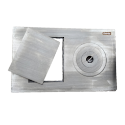 Chapa Fogão A Lenha Marmorite M 55X80 Cm Polida Chapa Fogão A Lenha Marmorite M 55X80 Cm Polida