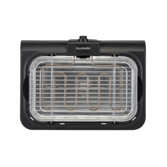 Churrasqueira Elétrica Agratto 220V Preto Churrasqueira Elétrica Agratto 220V Preto