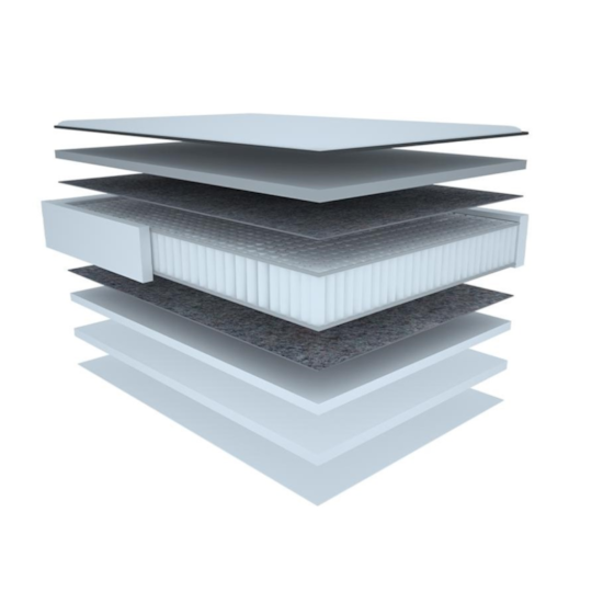 Colchão Casal Mola Los Angeles Gazin 138X188x23cm 120Kg Areia