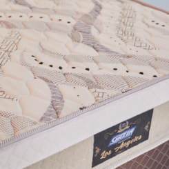 Colchão Casal Mola Los Angeles Gazin 158X188x23cm Areia