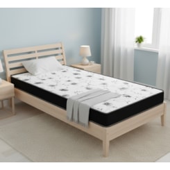 Colchão Solteiro D-20 88X12x188 Supreme Gazin Preto