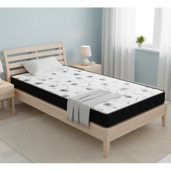 Colchão Solteiro D20 88X12x188 Gazin Preto