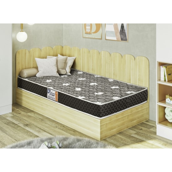 Colchão Solteiro D33 88X15x188 Gazin Preto Colchão Solteiro D33 88X15x188 Gazin Preto