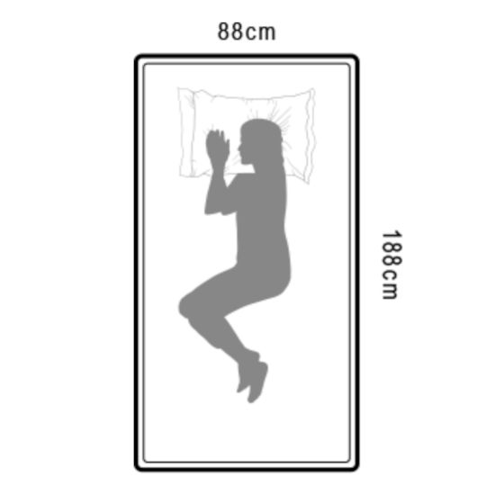 Colchão Solteiro Espuma D-20 88X12x188 Supreme Gazin Cinza