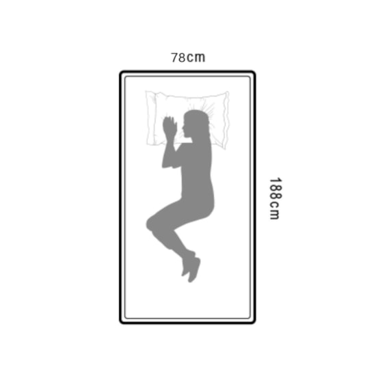 Colchão Solteiro Espuma D-33 78X14x188cm Dream Gazin Preto